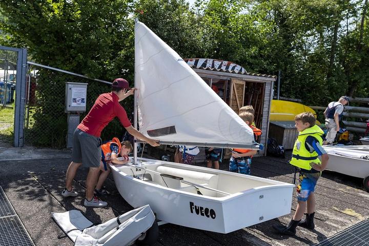 optimisten segelboot